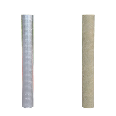 High Temperature Preinsulated Pipe Rockwool Mineral Wool Insulation With Aluminum Foil Facing for HVAC Ductwork Plumbing Pipes