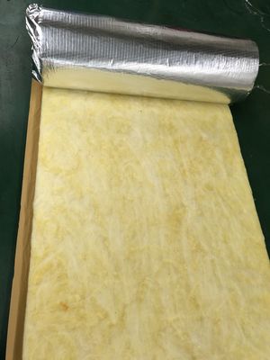 Class A Fire Resistant Glass Wool Blanket with High Moisture Resistance and 0.031-0.042 W/mK Thermal Conductivity for HVAC and Pipe Wrap