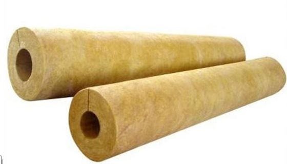 High-Temp Mineral Wool Pipe Insulation for HVAC & Plumbing with or Without Aluminum Foil Facing