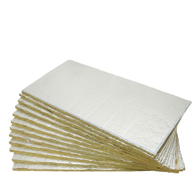 Aluminum Foil Faced Rockwool Composite Board - Fireproof and Acoustic Insulation Panel